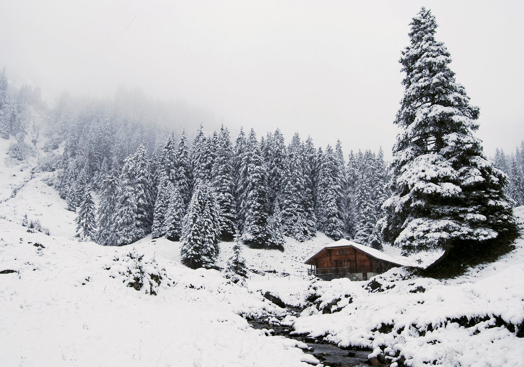 In den Alpen ist man den Naturkräften ganz besonders ausgesetzt. Bild: Peter Allenbach Adelboden